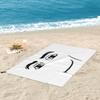 The man face Beach Towel Soft Microfiber Quick Dry Absorbent Quick Towels For Swimming