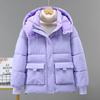 Winter New Cotton-padded Clothes Women's Short Versatile Women's Cotton-padded Jackets Hooded Temperament Fashionable Warm Cotton-padded Clothes