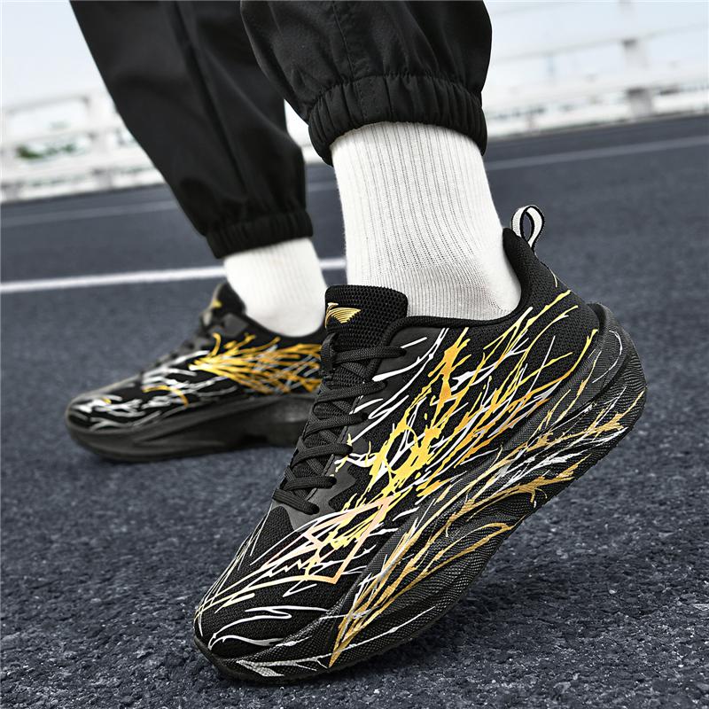 Autumn New Lightweight Mens Womens Sports Shoes Shock-absorbing Comfortable Running Shoes Supportive and Stable Walking Shoes