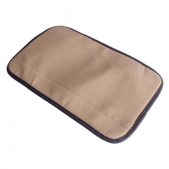 Car Beige Protector Universal Armrest Cushion Cover Center Console Box Pad
