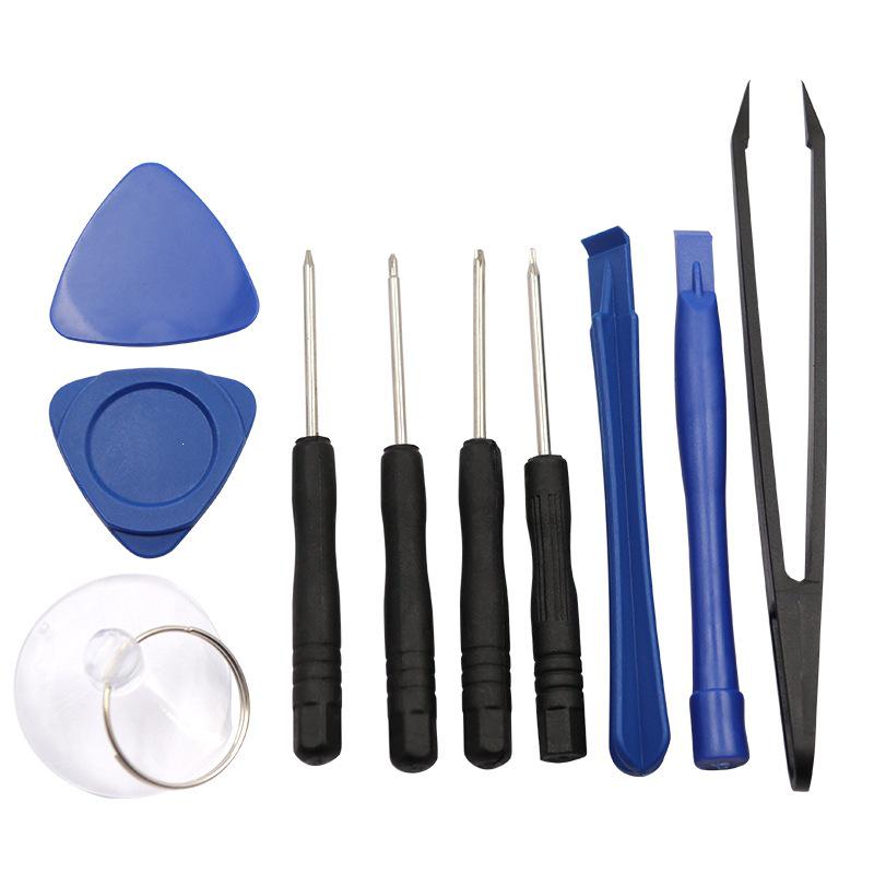 Mobile Phone Repair Tool Set - 9/10 Pieces with Common Bit Heads for Easy Disassembly Telecommunications Repair - 10 Piece Set