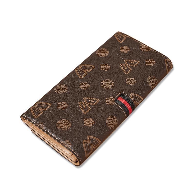 New Safiya Synthetic Leather Card Holder, Document Bag, Coin Purse, Money Clip, Wallet Women's Coffee SF200014Y