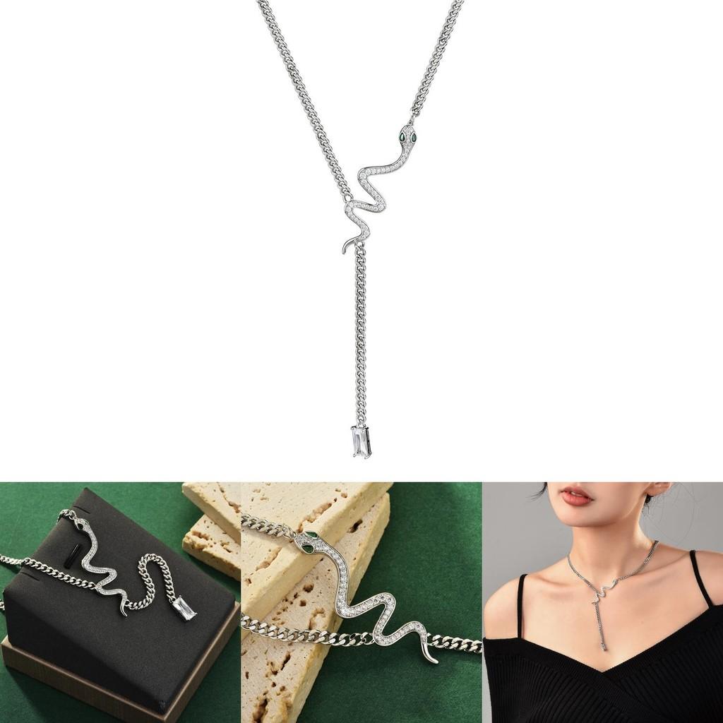 Fashionable Snake Bone Necklace For Women Elegant Casual Unique Jewelry Fall 2024