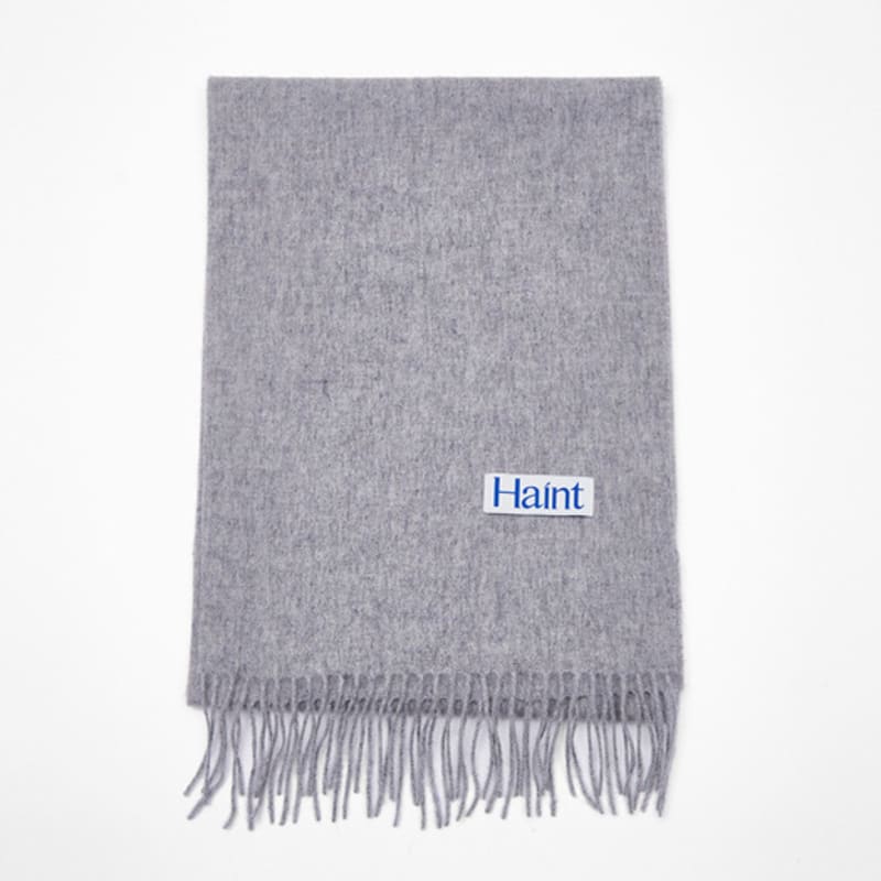 HAINT WINTER PREMIUM WOOL MUFFLER_10colors_GRAY