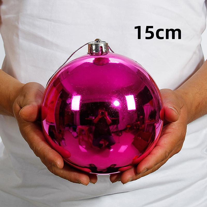 1 Stück 12/15/20CM Weihnachtsdekoration Kugel Weihnachtsbaumschmuck Hängende Glänzende Kugeln Für Zuhause Bar Party Hochzeit Weihnachten Deko