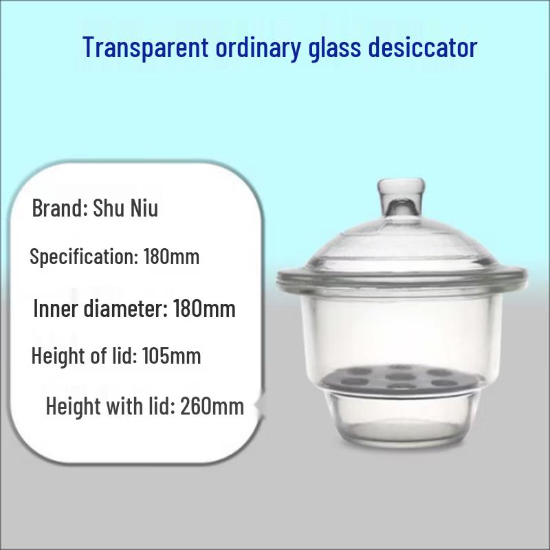 Shuniu Lab Transparent Glass Desiccator