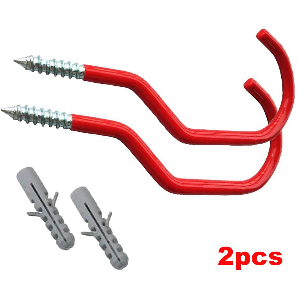 Red Bracket Road Large Wall Mount Bike Wall Stand Holder Cycling Rack Bicycle Hooks Hanging Hook