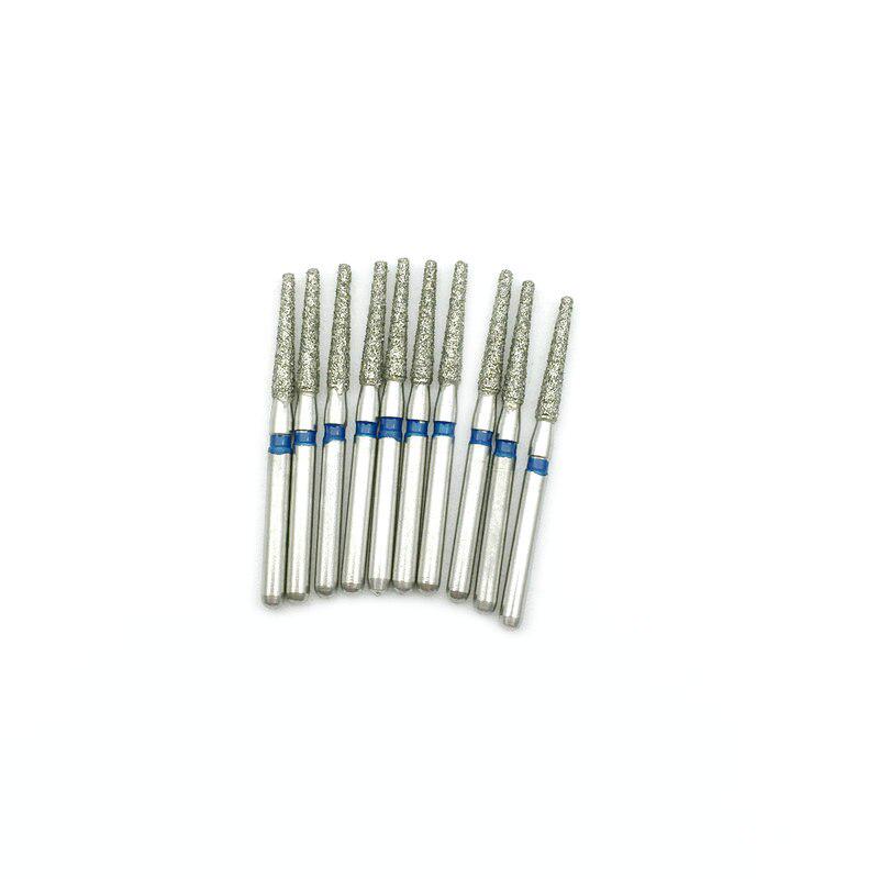 10 bucăți freze dentare cu diamant Burghie freze pentru stomatologie cu diametrul mânerului piesei de mână de mare viteză 1,6 mm Instrumente pentru dentist TF-10
