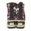 Canada SOREL Snow Boots 24.0 Brown Polka Dot Waterproof Inner Liner(USED)
