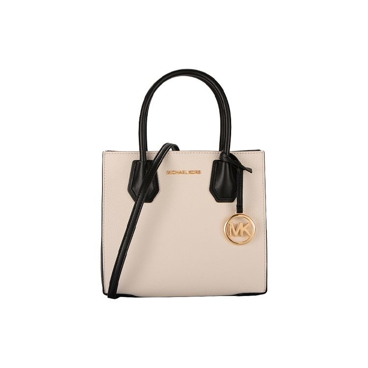 

Michael Kors MK Mercer Color Block Vintage Lock French Commuter Leather Accordion Shoulder Crossbody Tote Bag Women bags 35S1GM9M2T-987 Basic Set (Bag+Dust Bag)