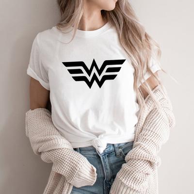 Wonder Frau T-Shirt Frauen Krieger T-Shirts Superhelden T-Shirt Frauen Power Shirts Muttertagsgeschenk Lässige T-Shirts Tops