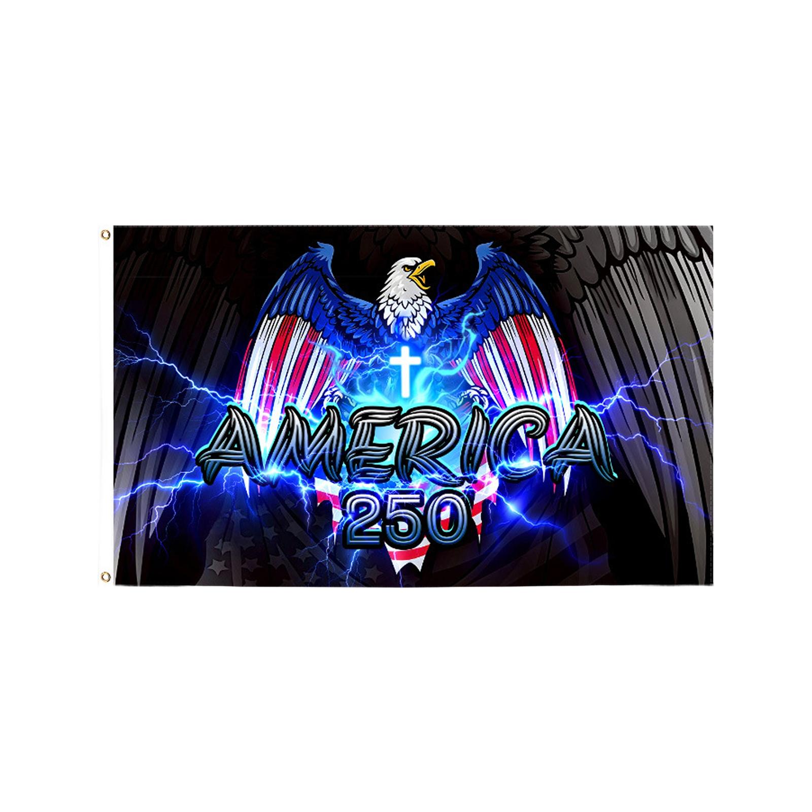 

Outdoor Decorative Banners, Commemorative Backgrounds, 250th Anniversary Of Independence Day Flags One Size