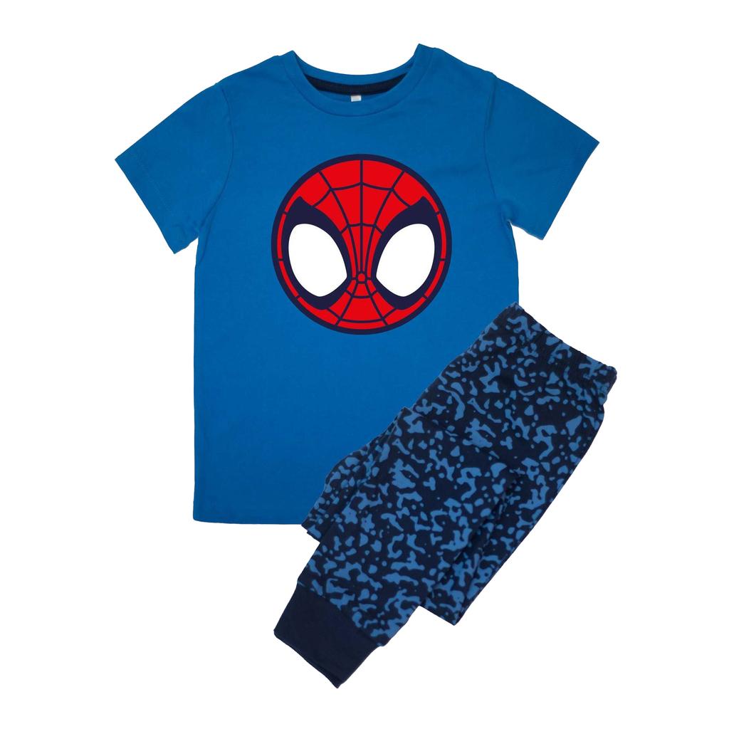 Spider-Man Boys Icon Short-Sleeved Long Pyjama Set
