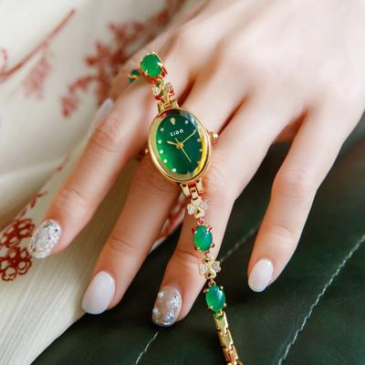 Damenuhr Kette Armband Marke Hohe Schönheit Licht Luxus Quarz Intarsien Diamant Wasserdicht Weibliche Mode Uhr Uhren Geschenk