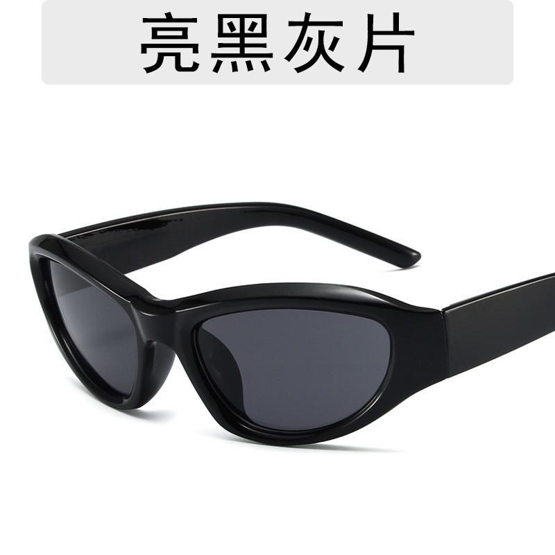 Vintage millennial babes yk riding gm sunglasses purple pink new European and American Internet celebrity babes sunglasses