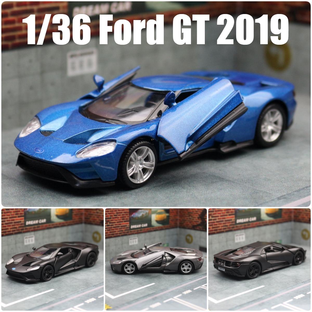 1/36 Ford GT гоночный автомобиль игрушечная модель для детей 5 RMZ City литой сплав — фото 8