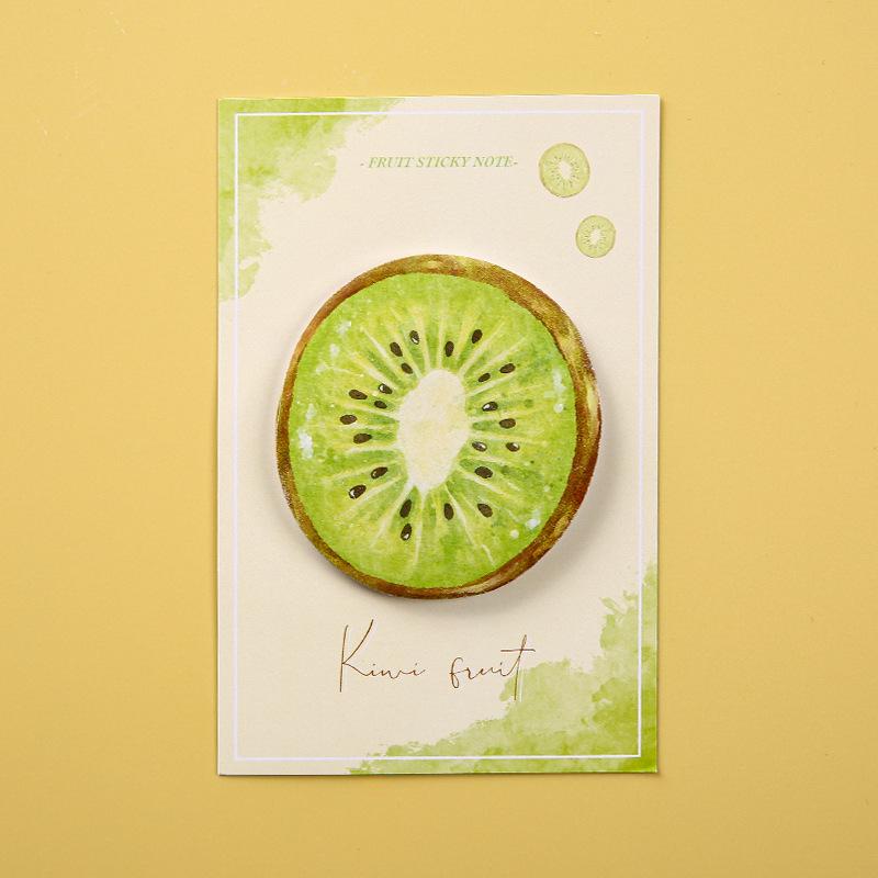 3D Creative Fruit Adhesive Tearable Sticky Notes - High-Value, Reusable, Perfect for Students