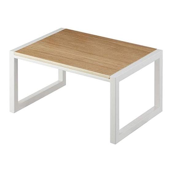 Yamazaki Jitsugyo 5158 Stepstool, White, Approx. W40XD28XH20cm, Tower Step Stand, For Children and Adults, Stool