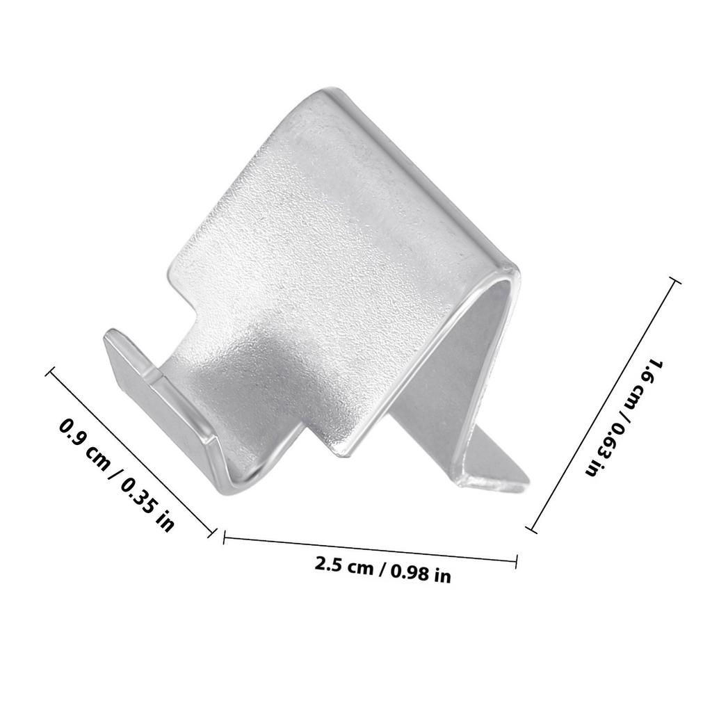 10Pcs Cabinet Shelf Clips Metal Heavy Duty Support Sturdy File Cabinet Accessories for Shelving and Bookcase Metal Clips