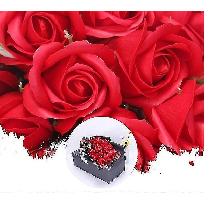 Experience the Beauty of Nature with our 18 Soap Roses Bouquet Gift Box - Perfect for Any Occasion