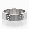 Cartier Love Ring K18 White Gold #7.8(US Size) 7.6g Mens Used