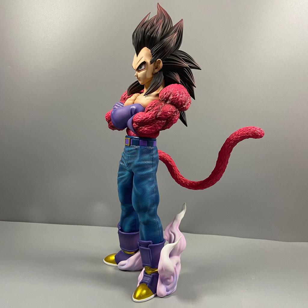 29 cm Dragon Ball Vegeta Super Saiyan 4 Stående Position Anime Figur Modell Gk Staty Samling Skrivbordsdekoration Prydnad Leksak