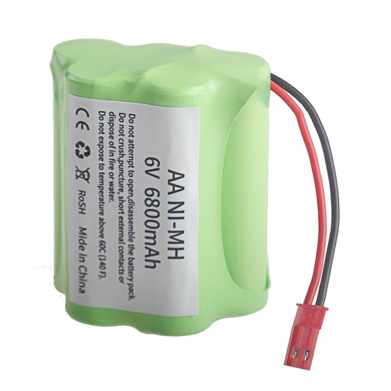 Akumulator 6V 6800mAh z ładowarką Do zabawek RC Samochodów Czołgów Robotów Pistoletów Akcesoriów do zabawek NiMH 5*AA Pakiet baterii 6V