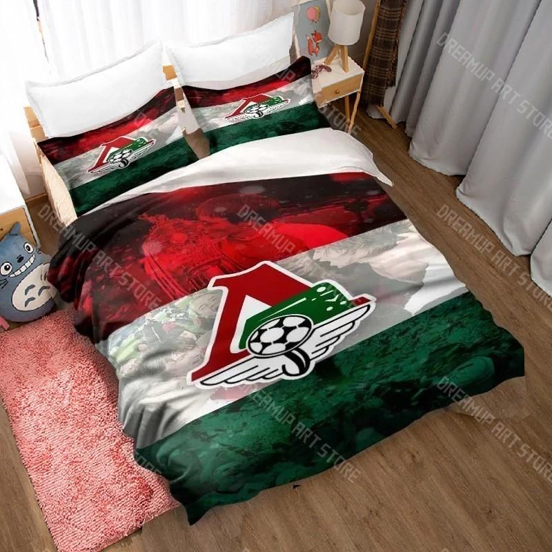 3D Print Lokomotiv Moscow Bedding Set Twin Queen King Full Size Duvet Cover Pillowcase Bed boys girls Adult Home Textiles