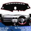 Car Dashboard Cover Mat Carpet for Proton Gen 2 2004-2012 Accessories Dash Board Sunshade Carpet Dashboard Cover Protective Pad