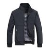 Men's Jacket Spring Autumn Men's Jacket Casual Solid Color Jacket Men Outwears Baseball Overcoat Clothing