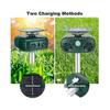 Waterproof Solar Ultrasonic Cat Repeller Outdoor Cat Repeller with Flashing LED Ultrasonic Animal Repeller for Dogs Squirrels Birds Wild Animals