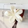 Acrylic Frangipani Flower Hair Claws Hair Accessories Hairpin Sweet Hair Gripper  Daily