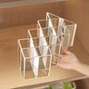 Makeup Organizer Clear Lipstick Storage Box 10/16 Grid Lipstick Nail Polish Display Stand Holder Lipstick Case Shelf Storage