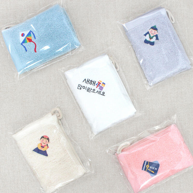 New Year s embroidery 40 count 70g kitchen towel OPP White (New Year s)