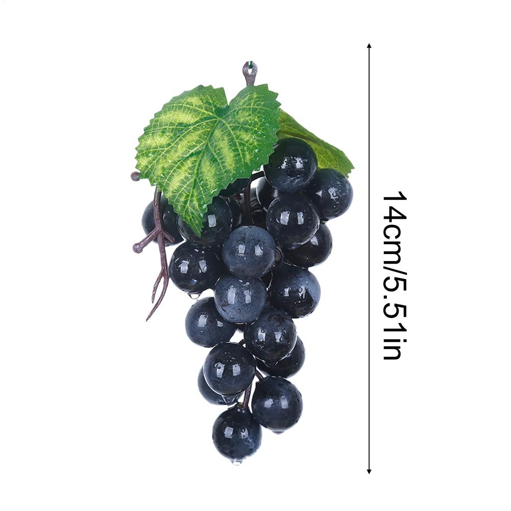 Simulation Grape Plastic Fruit Fake Fruits Photo Props Artificial Grape Fruit Shop Display Model Ornaments Home Party Decor