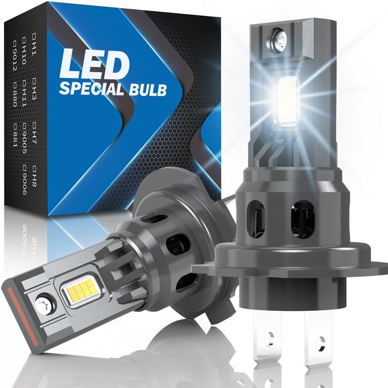 2pcs H7 Type Led Fog Light Car Led Headlight 100W 6000K Bright White Light All-Weather Performance For Infiniti Q50 Q60 QX60 H7