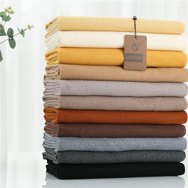 Scarf Imitation Cashmere 29 Colors Thick Warm Solid Color Scarf Shawl Women'S Winter Fashion Tassel Versatile Scarf Men