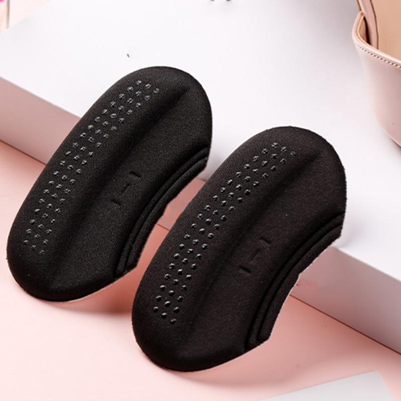 10 Pairs Adhesive Heel Cushions for Oversized Shoe Blisters Prevention Heel Grips Pad for Men Women Leather Shoe