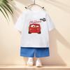 Designer Children's Summer Short Sleeved Set For Girls' Summer Wear And Boys  Outdoor Sports Suit Kids Clothing
