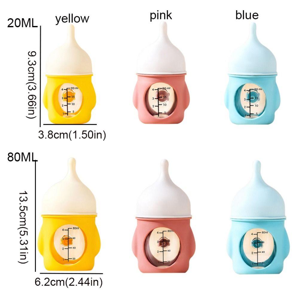 Bite Resistance Puppy Milk Feeder 20/80ML Kitten Feeding Bottle Kitten Nipple Bottle  for Feeding