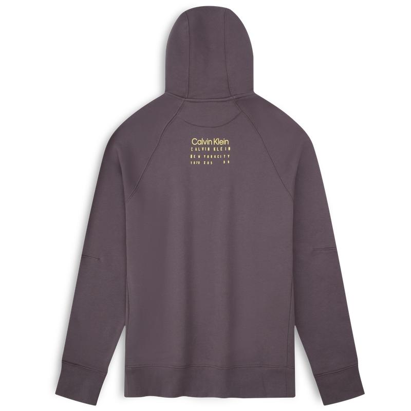 Calvin Klein Minimalist Series Unisex Printed Hoodie Unisex hoodies Titanium-Purple Gray 40960ST