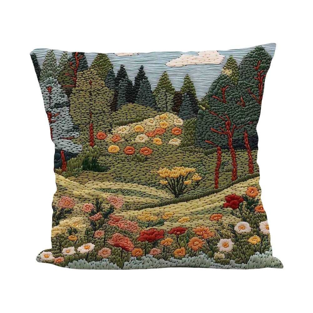 

18In Vintage Cat Decorative Throw Pillow Covers Imitation Embroidered Farmhouse Decor Pillow Cases For Sofa Couch Cushion Covers