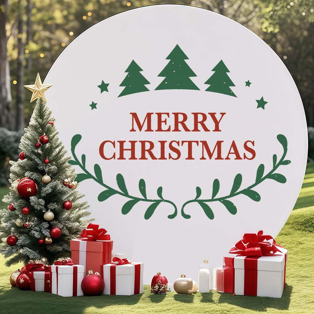 Christmas Party Iron Arch Backdrop Cover Kit
