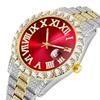 Date Display Quartz Wristwatch Calendar Function Men  Watch Luxury Iced Out Watch  Luxury Accessory