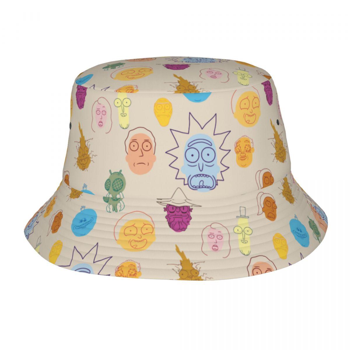 

Модная Панама в стиле хип-хоп с мультяшным принтом, летняя аниме унисекс, рыбацкая шапка, женская пляжная кепка, панама унисекс One Size