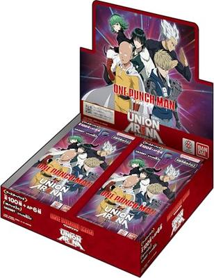 Bandai UNION ARENA One-Punch Man Booster Pack [UA35BT] (BOX) 16 Packs Included, Ages 9 and Up