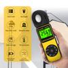 GOLDCHAMP Termometro Misuratore di Luce Digitale Integrato Misurazione Luce con Display Retroilluminato per Luce LED Registrazione Dati di Misura Rotante Adatto per