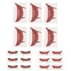 Horror Mouth Tattoo Sticker DIY Big Mouth Halloween Prank Makeup Temporary Tattoo for Cosplay Party 