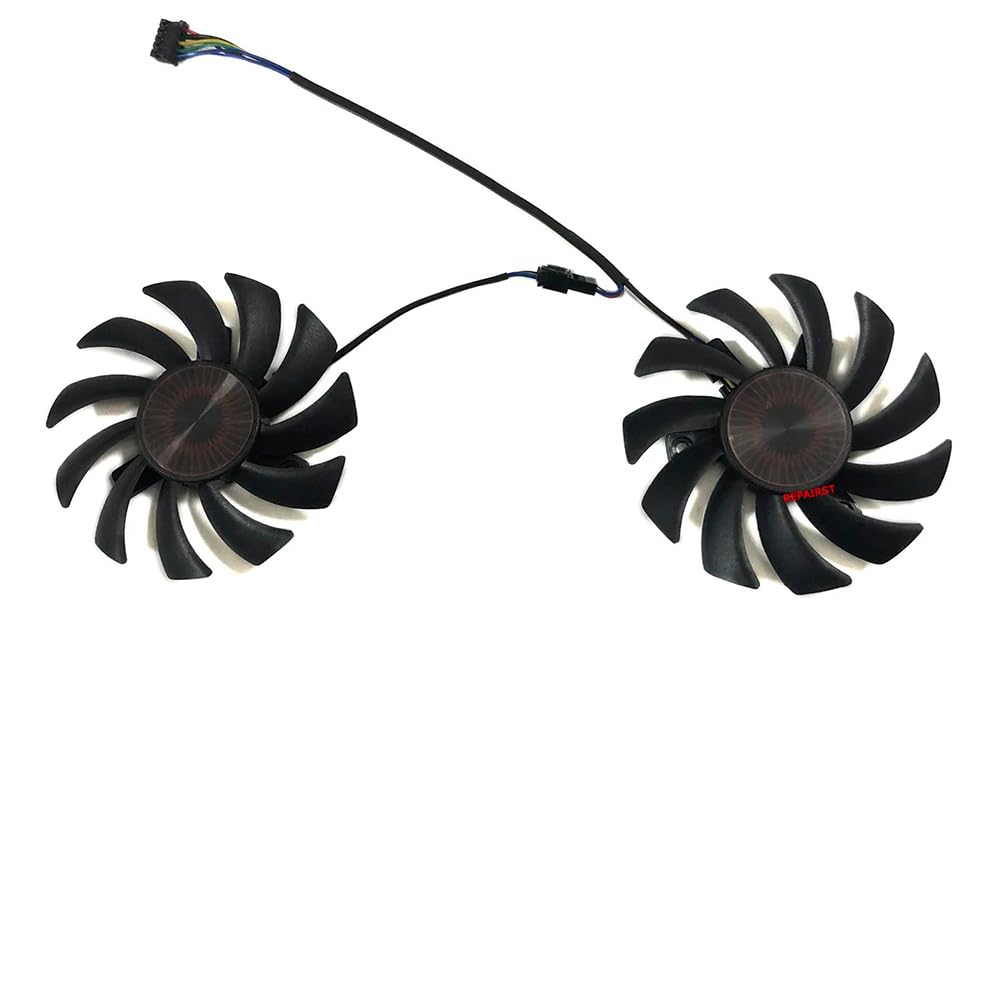 Graphics card GPU fan cooler for ASUS R9 270X DC2 Dragon GTX 760 DC2T GTX 770 DirectCU II OC GTX 660Ti DirectCU II DC2O GTX 1060 GAMING GTX1060 SI OC