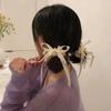 Koreanischer Schleifen-Streamer Haargummi Damenmode Einfach und Vielseitig Scrunchie Outdoor Haaraccessoires